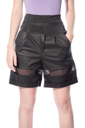 Shorts with mesh panel 1