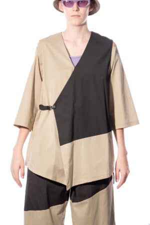 Blouse with wrap detail 1