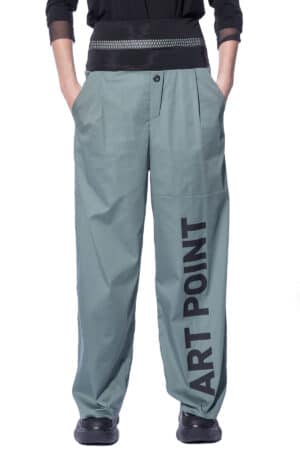 Marlene pants with logo print 1