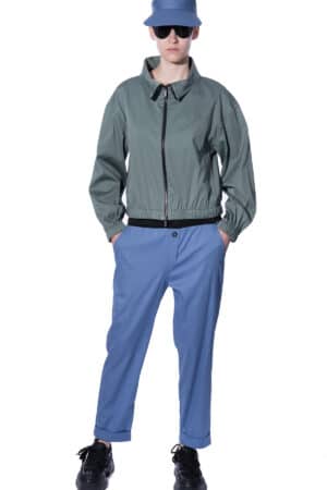 Straight-cut trousers with turn-up cuff 3
