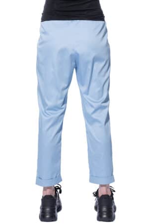 Straight-cut trousers with turn-up cuff 2
