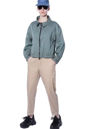 Blouson with wide turtleneck 3