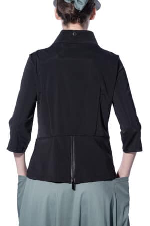 Sporty jacket with peplum in the back and 7/8 sleeves 2