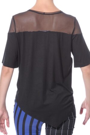 Top with micro-mesh shoulders 2