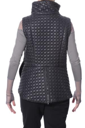 Short vest with peplum 3