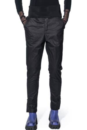 Slim pants with ankle zippers 1