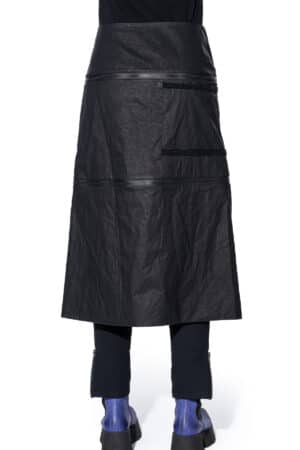 Zip-off velcro wrap skirt 2