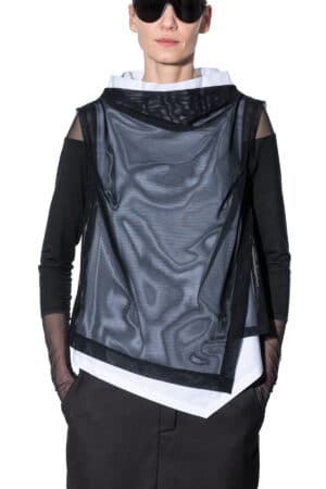 Sleeveless Mesh-Top 1