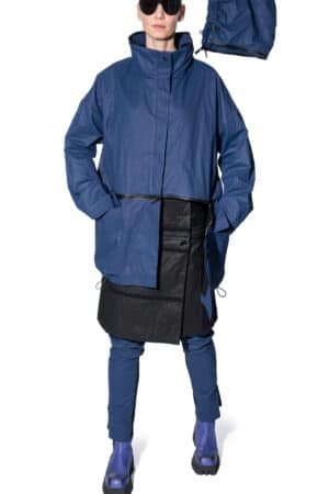 Rain jacket with detachable bottom 3