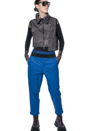 Straight-cut trousers with turn-up cuff 3