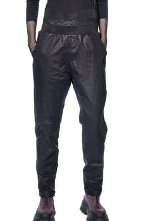 Straight-cut trousers with turn-up cuff 1