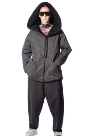 Jacket with big hood 3