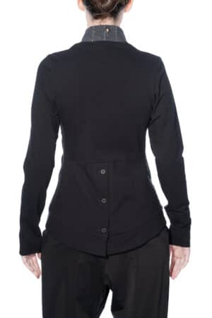 Slim blazer with back slit 2