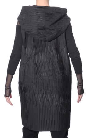 Long vest with hood 2