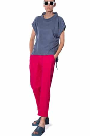 Straight-cut trousers with turn-up cuff 3