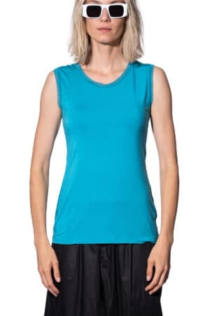 Sleeveless jersey top 1