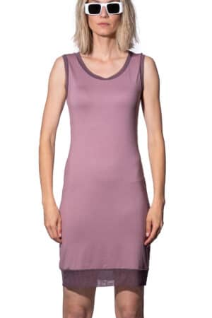 Sleeveless jersey dress 1