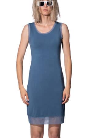 Sleeveless jersey dress 1