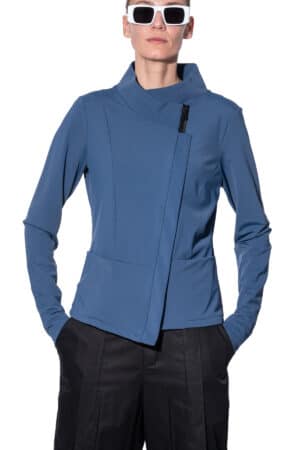 Sporty jacket with peplum in the back 1